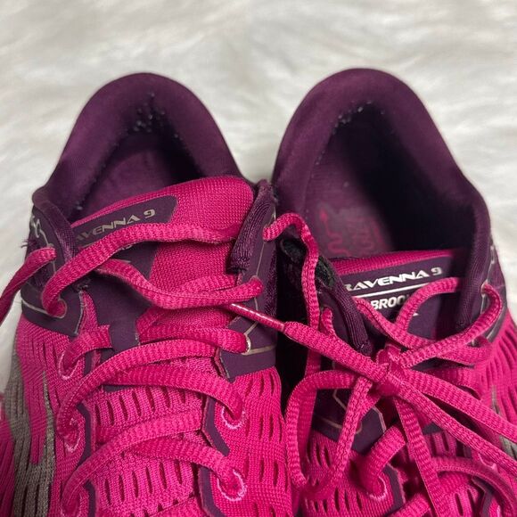 Brooks Ravenna 9 Womens Running Shoes - US 9 B Pink / Purple - Picture 9 of 10